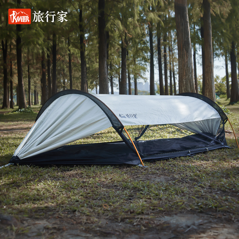 double parachute camping hammock tents hanging tree house with stand nylon foldable hammock with mosquito net