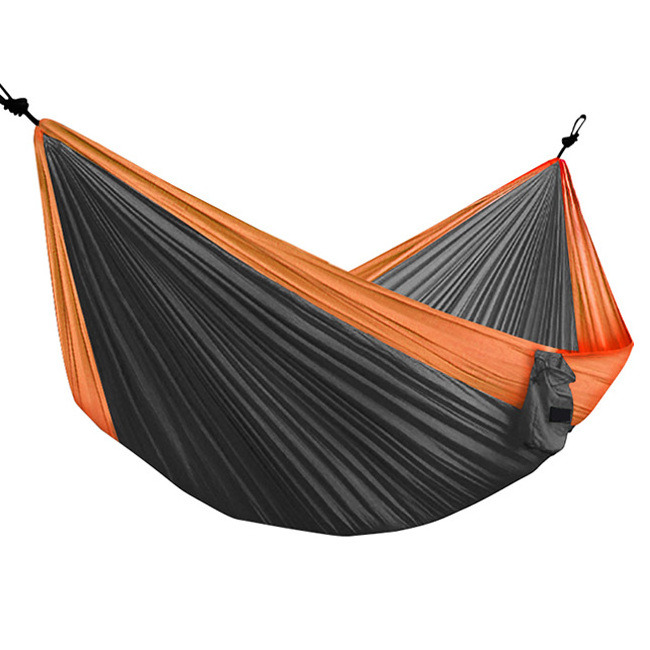 Wholesale Custom Travel Big Hammock Portable Outdoor Camping Ultra Light Ripstop Nylon Hammocks