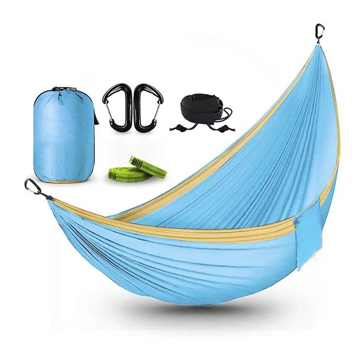 Luxury 2 person parachutes hammock portable 70d ripstop nylon hammocks for leisure