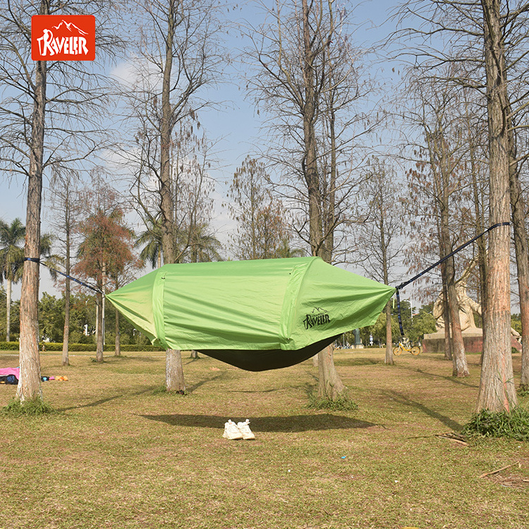 Manufacture two person swinging hammocks Outdoor indoor garden hanging hammock mosquito net