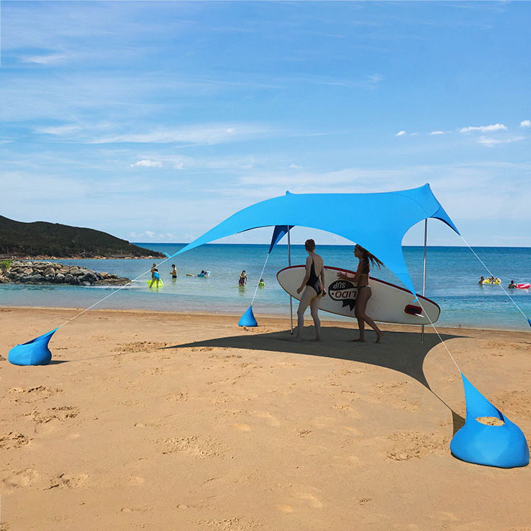 Tents Beach Tent with Sand Anchor Portable Canopy Sunshade