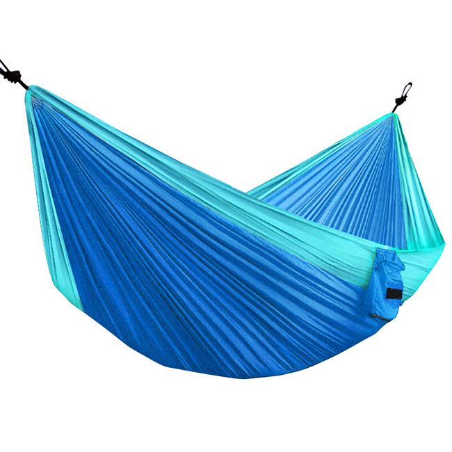 Wholesale Custom Travel Big Hammock Portable Outdoor Camping Ultra Light Ripstop Nylon Hammocks