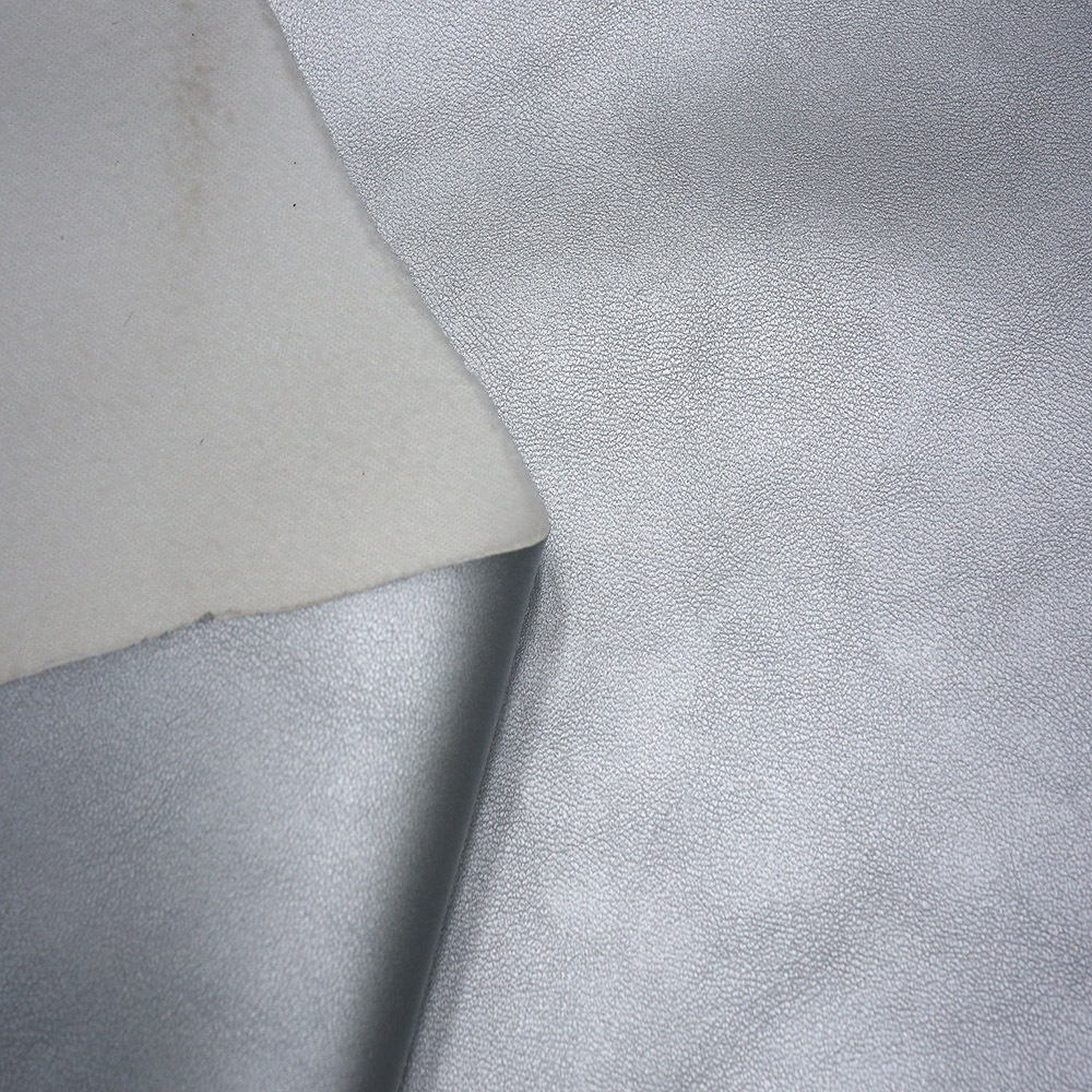 leather manufacturer wholesale Glossy 0.9MM genuine leather fabric PU artificial synthetic leather