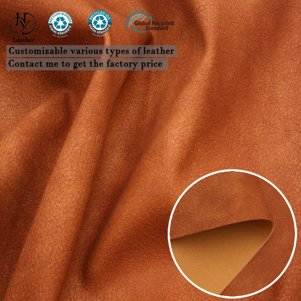 leather manufacturer wholesale Characterful 1.0MM fake leather fabric  PU artificial synthetic leather