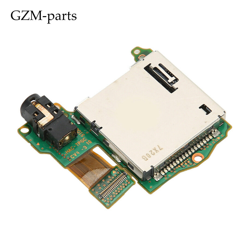 GZM-parts Game Card slot with headset motherboard Replacement repair parts For Nintendo Switch Game Console