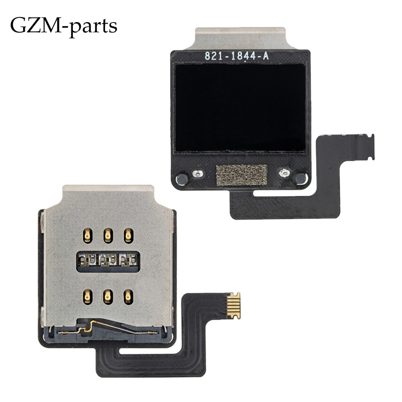 GZM Parts Replacement Sim Card Tray Socket Holder For iPad 7/8/9 Sim Card Reader Slot Adapter with Flex Cable