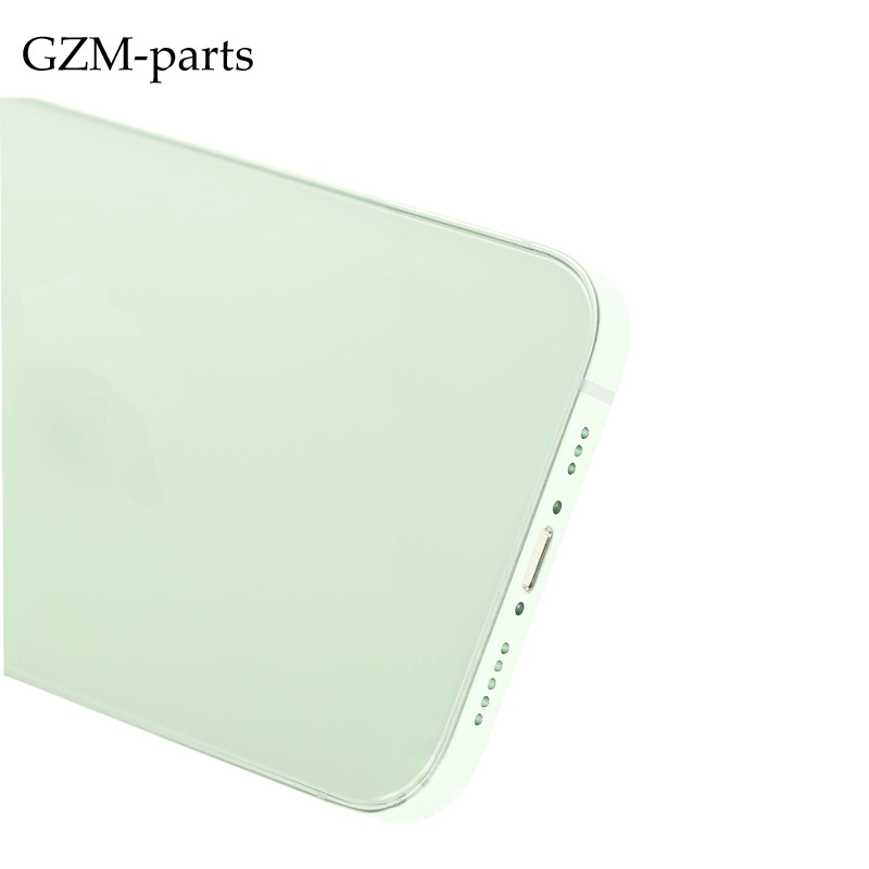 GZM-parts Back Housing Battery Door Cover Case for iPhone 12 Rear Housing