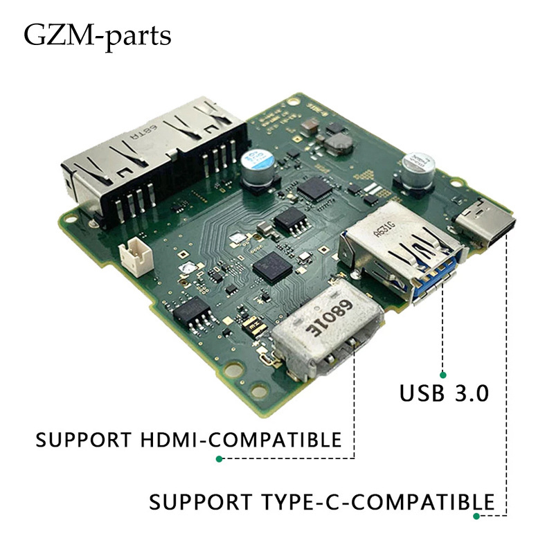 GZM-parts For HDMI-compatible Port Socket Connector Motherboard for Nintendo Switch Output Charging Dock Port