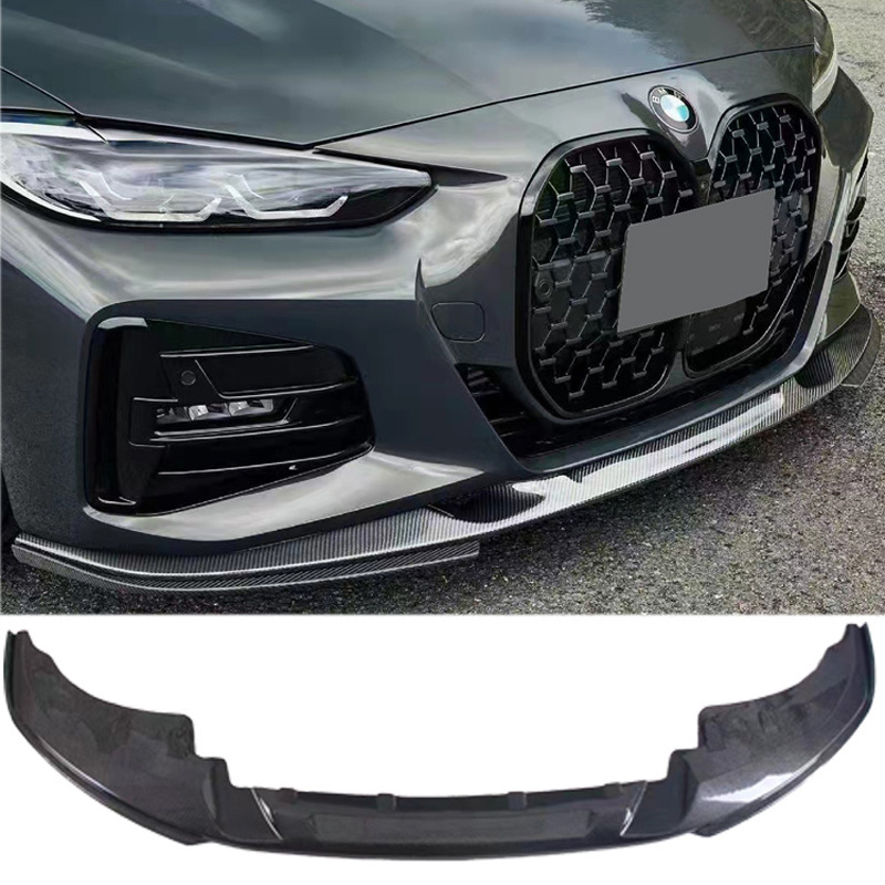 3D style G22 Carbon fiber body kits front bumper lip G22 front lip for BMW 4 Series 2021 2022