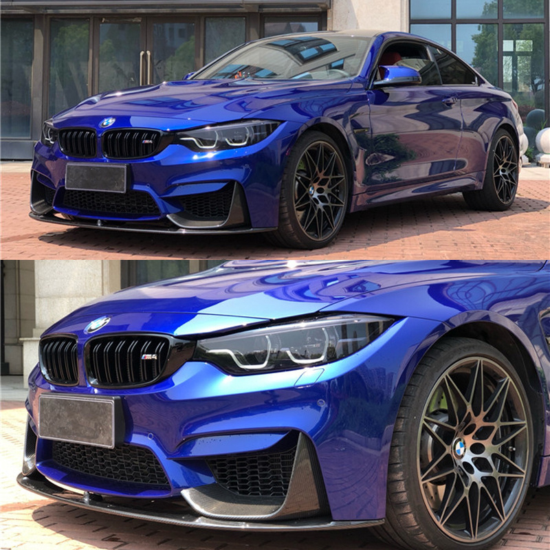 MP style F80  F82 F83 M3 M4 Carbon fiber body Kit  front lip side skirt diffuser for BMW