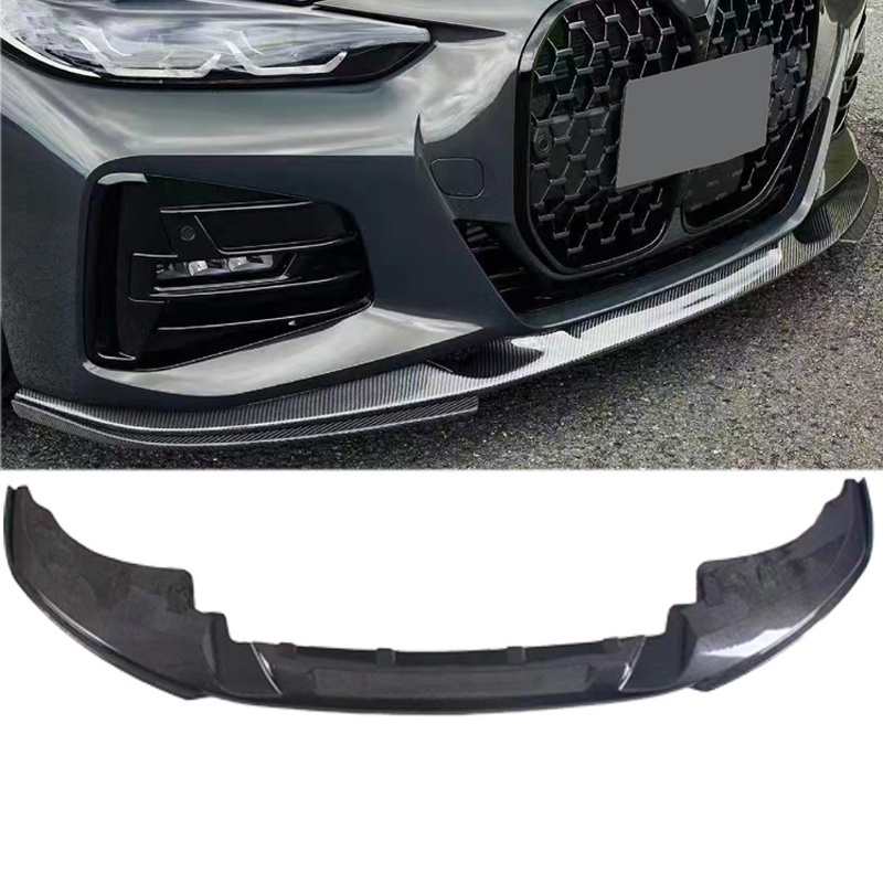 3D style G22 Carbon fiber body kits front bumper lip G22 front lip for BMW 4 Series 2021 2022