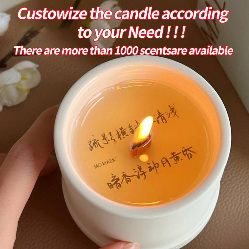 Best Selling superior quality Colored glass cup candles jar  scented luxury wedding gifts