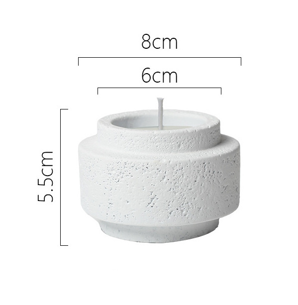 Discount complete in specifications Ceramic cup home decor candle jar candle mold gift for Mother's day