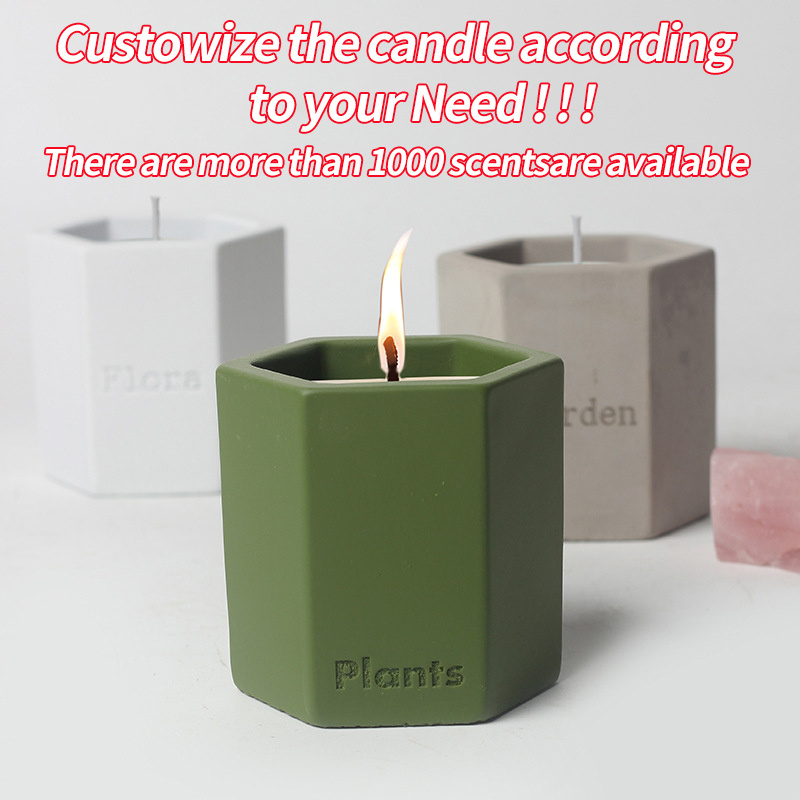 Discount elegant shape Ceramic cup home decor candles scented luxury  mold hansel