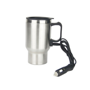 16oz Gift Promotion Electric Car Heated Travel Mug With Handle