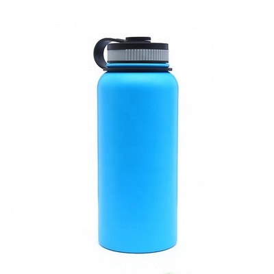 32 oz BPA Free Wide Mouth Double Wall Vacuum Insulated Stainless Steel Water Bottle