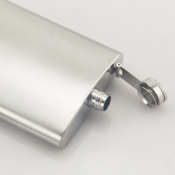 Customized Paint Top Shelf Flasks Stainless Steel Portable Funnel Set Hip Flask 8 oz