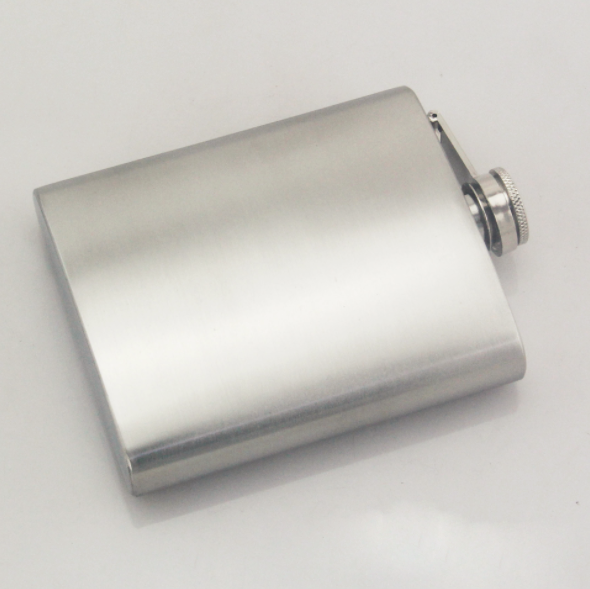 Customized Paint Top Shelf Flasks Stainless Steel Portable Funnel Set Hip Flask 8 oz