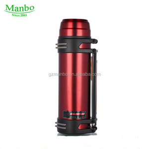 2018 Hot Sale BPA Free Double Wall Vacuum Stainless Steel 2 Liter Flask Water Bottle With Handle