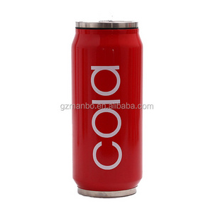 Colorful Paint Double Wall Stainless Steel 500ml Cola Can Shaped Style Vacuum Water Bottle