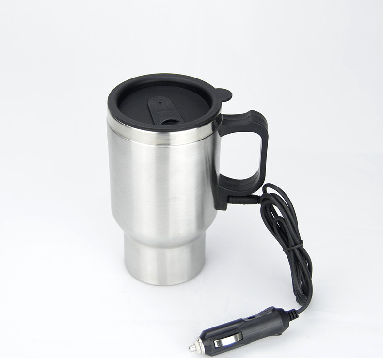 16oz Gift Promotion Electric Car Heated Travel Mug With Handle