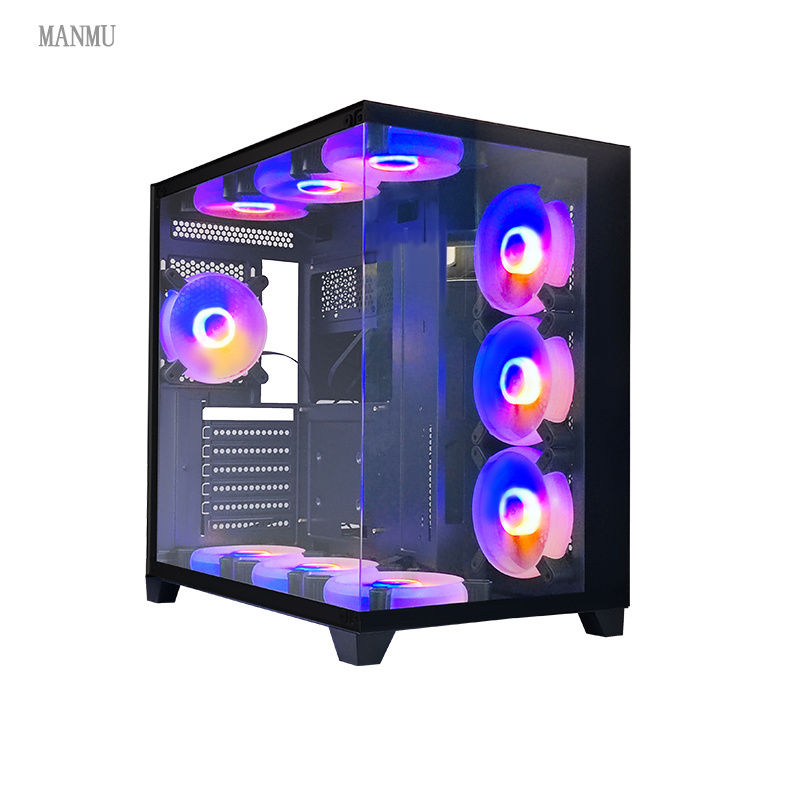 MANMU Factory Customized Full Setup Gaming Cpu Case ATX Computer Case Desktop Cabinet PC Case