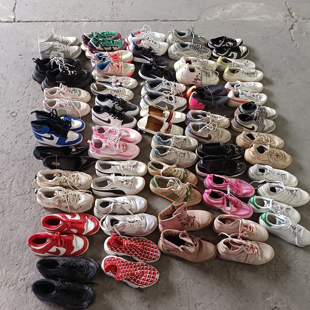 Wholesale High Quality Bundle Used Second Hand Branded Original Wholesale For In Bales women Brand Bale Stock Shoes