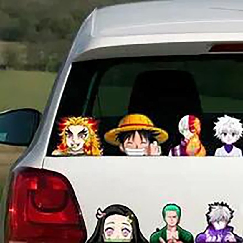 Stock More than 1,000 designs Waterproof Lenticular Motion Stickers Anime Sticker 3D Anime Motion Car Stickers