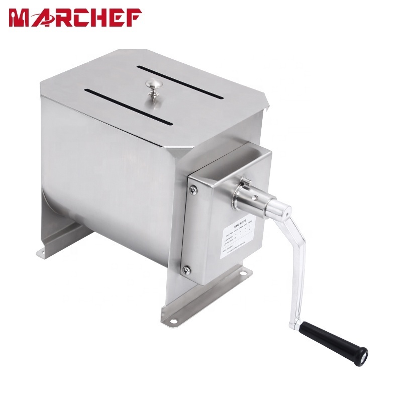 Commercial kitchen stainless steel sausage grinder manual meat mixer