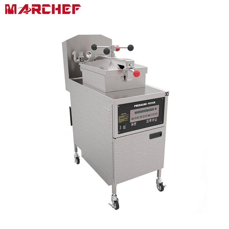 CE free standing electric commercial 24l chicken broast machine broaster pressure deep fryers