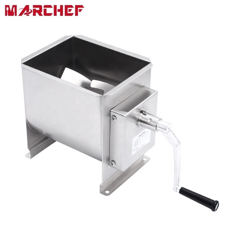 Commercial kitchen stainless steel sausage grinder manual meat mixer