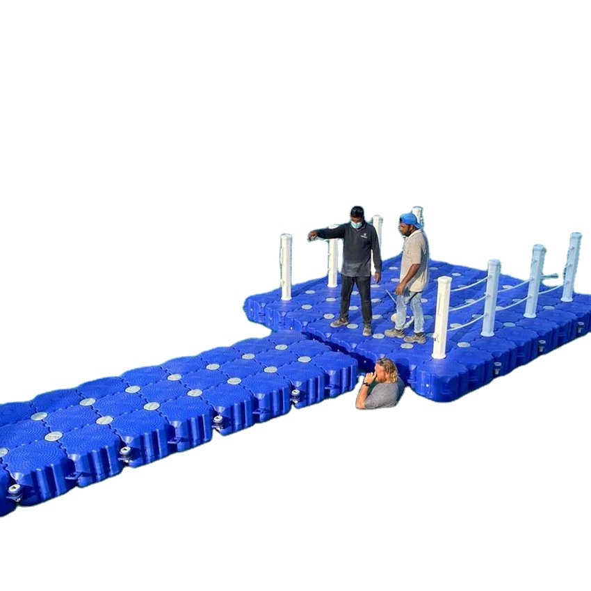 Best selling party barge floating pontoon boat with slide for sale