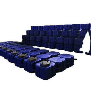 Popular modular floating dock plastic HDPE dock floats block prices