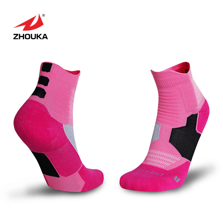 Pink custom sublimation sports soccer socks men