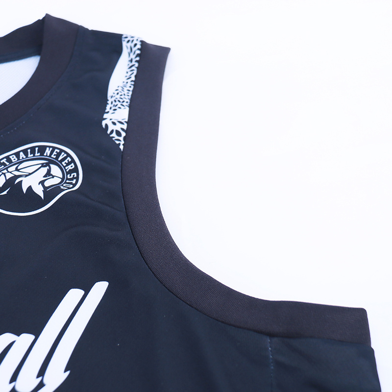 Custom New Design High Quality Polyester Mesh Sublimation Stitched Men Sports Basketball Uniform Jerseys