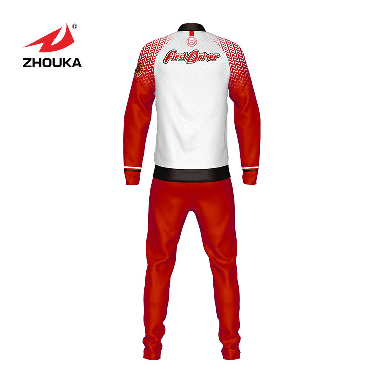 Can do kid's size mens sublimated sport jacket custom plain tracksuit training uniforms soccer Jerseys top tracksuit