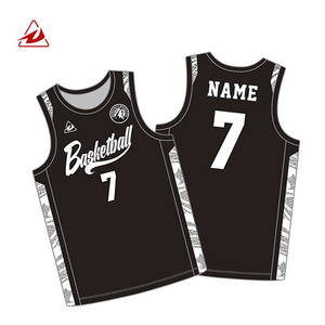 Custom New Design High Quality Polyester Mesh Sublimation Stitched Men Sports Basketball Uniform Jerseys