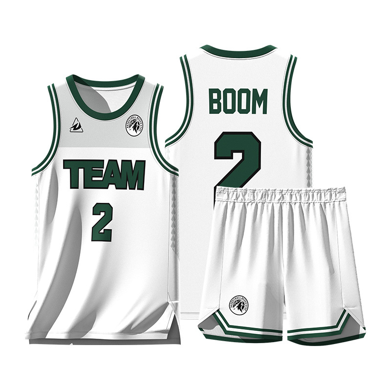 High Quality Latest Design Custom Sublimation Basketball Uniform Polyester Breathable Quick Dry Basketball Jersey Set