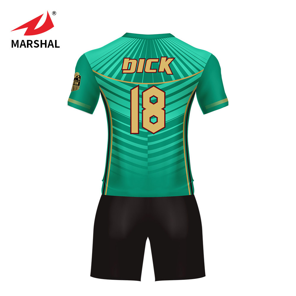 ZHOUKA Sublimation Custom Sports Jersey New Model Wholesale Sportswear Youth Football Kit Jersey Sport Uniforms Soccer Jersey