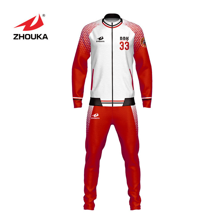 Can do kid's size mens sublimated sport jacket custom plain tracksuit training uniforms soccer Jerseys top tracksuit