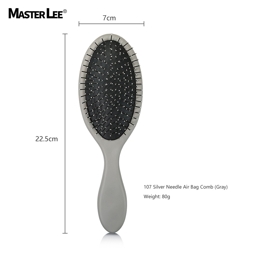 stainless steel Bristle Anti Frizz Hair Styling Brush Smoothing Brush Comb for Curly Thick Hair Hair Brush for Women and Men