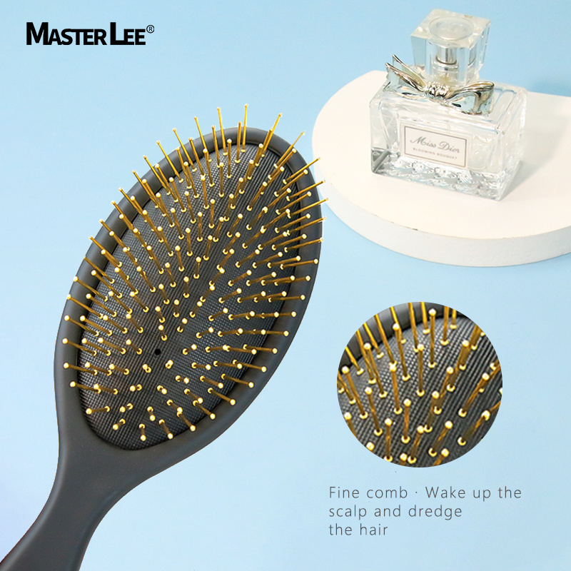 stainless steel Bristle Anti Frizz Hair Styling Brush Smoothing Brush Comb for Curly Thick Hair Hair Brush for Women and Men