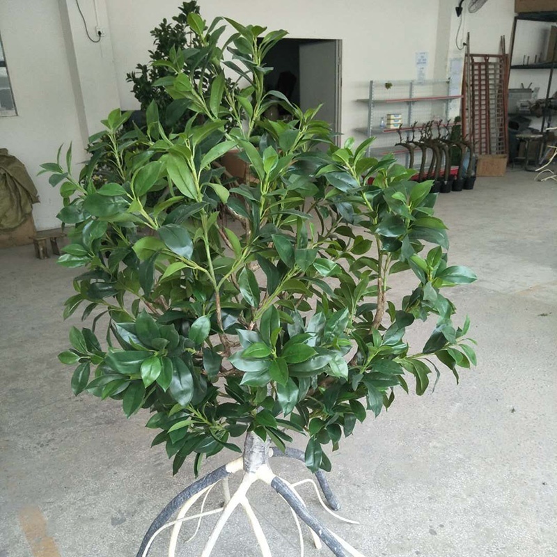 Plastic faux green plant artificial mangrove tree for indoor outdoor decor