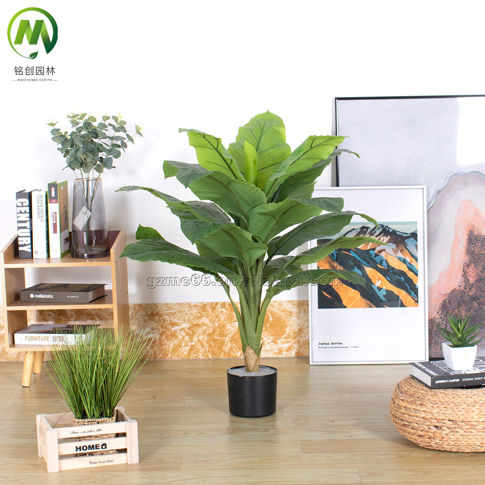 outdoor indoor modern artificial green plant artificial plant cheap tropical plants more beautiful decor