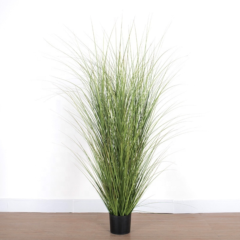 Factory direct artificial onion plants with pot lifelike artificial reed plant/plastic onion grass