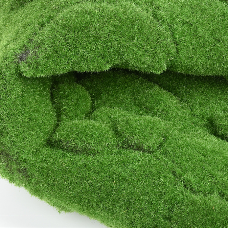 New design artificial moss turf grass wall art artificial plant panels 3d moss grass wall for decoration