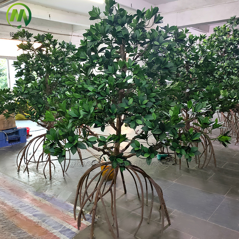 Mingchuang Hot Sales Customized Cheap PE Green tree plant Artificial Mangrove Trees for Home Decoration