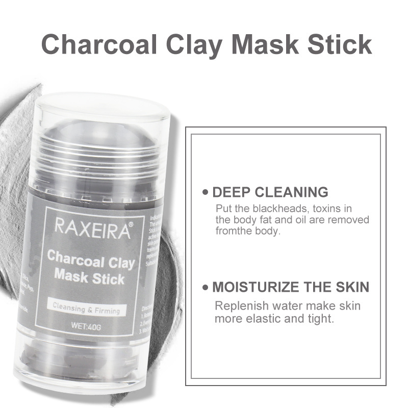 Skin Care Avocado Charcoal Clay Mask Stick Mud Purifying Whitening Cleansing Face Moisturiser Green Tea Mask Stick