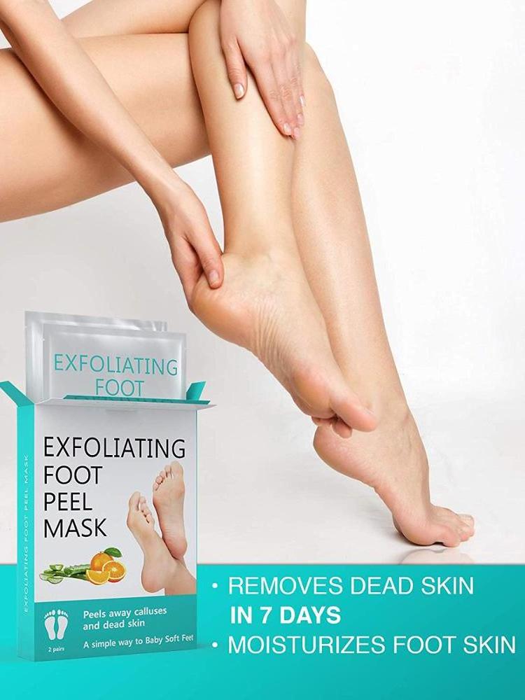 Private Label Improved Formula Baby Soft Feet Exfoliating Foot Peel Mask