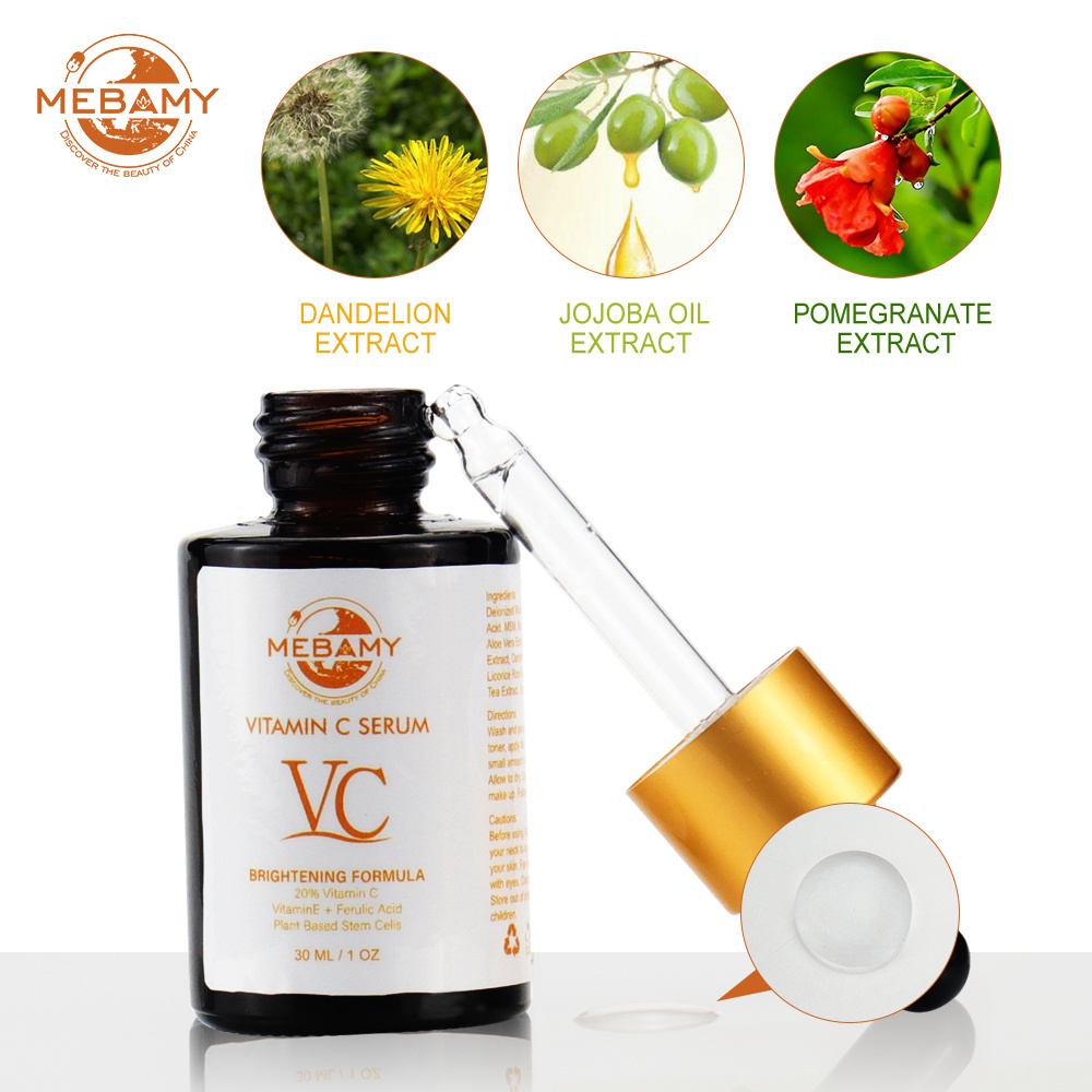 Beauty Anti Aging Vitamin C E Hyaluronic Acid Face Serum Private Label Natural Custom Vitamin C Serum For Face